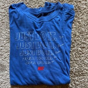 🔴Nike Blue Dri-Fit Tee